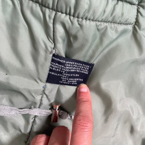 London Fog Sage Green Hooded Rain Jacket Windbreaker Size Small - Picture 6 of 16